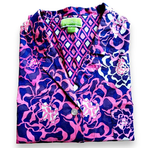 Vera Bradley 2-pc Long Sleeved Floral 100% Cotton Pyjama Set - Picture 4 of 14